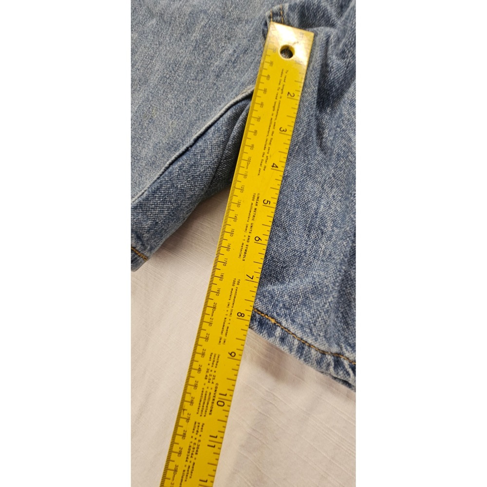 Levis 550 Mens Relaxed Fit Denim Shorts Light Wash Blue Cotton W36 550-0211 - Picture 5 of 14